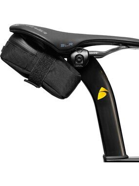 Midnight Black Bike Saddle Bag | 0.5L Water-Resistant Seat Storage | Durable